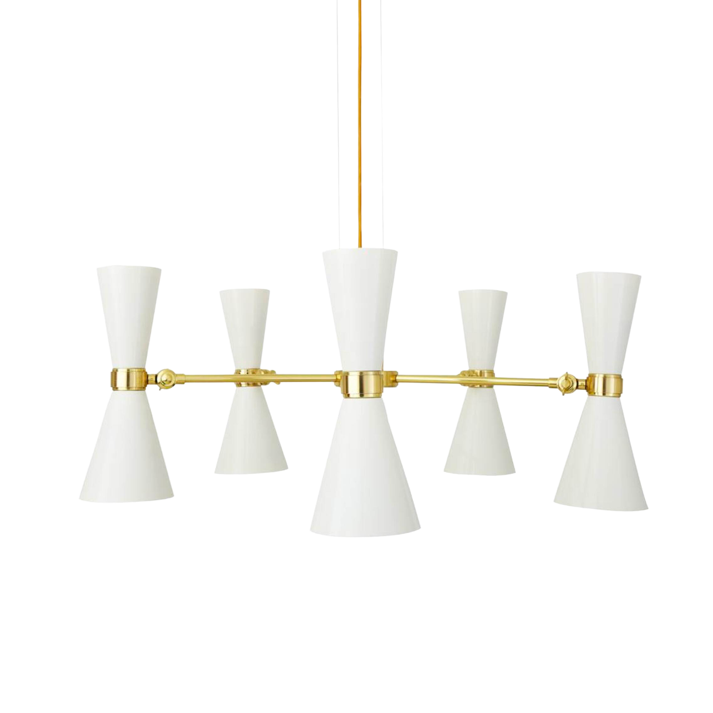 CAIRO - Mid-Century Chandelier, Five-Arm