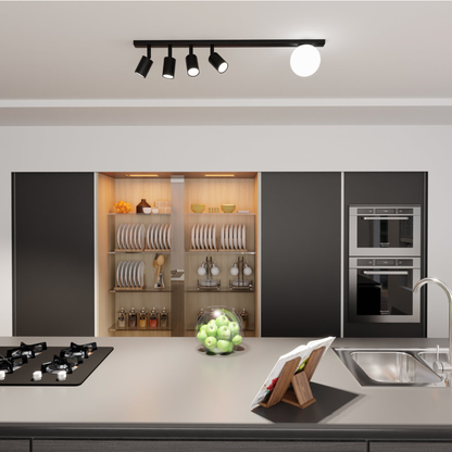 BASTER 5 - Spotlights med glob