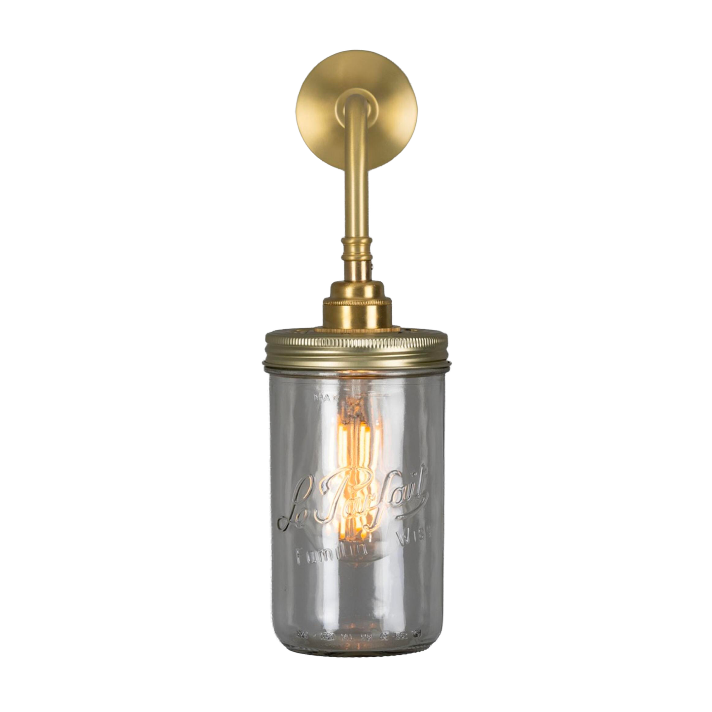 JAM JAR - Vintage Glass Wall Light