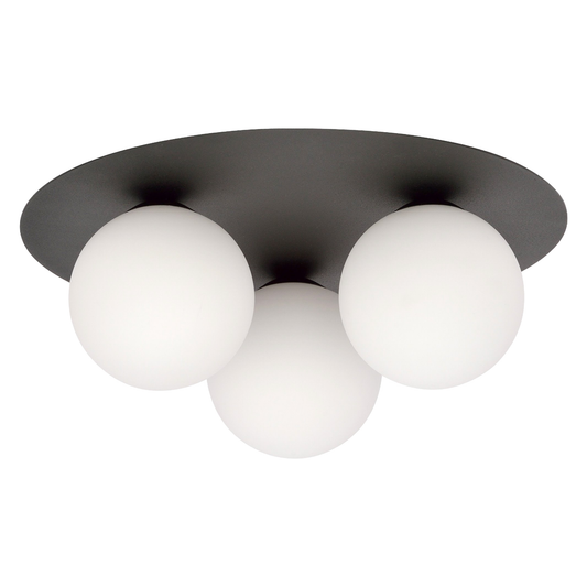 TAKLAMPA SOLAR 3 - Svart Opal