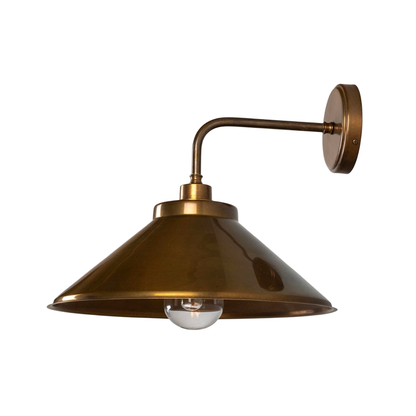 NERISSA -  Brass Bathroom Wall Light 37.5cm IP65