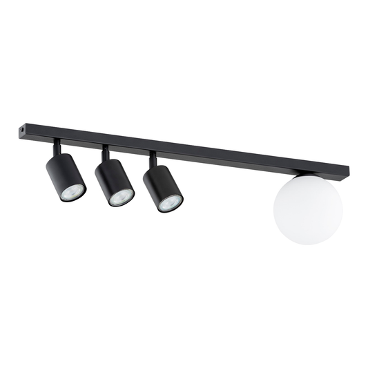 TAKLAMPA BASTER 4 - Spotlights med glob