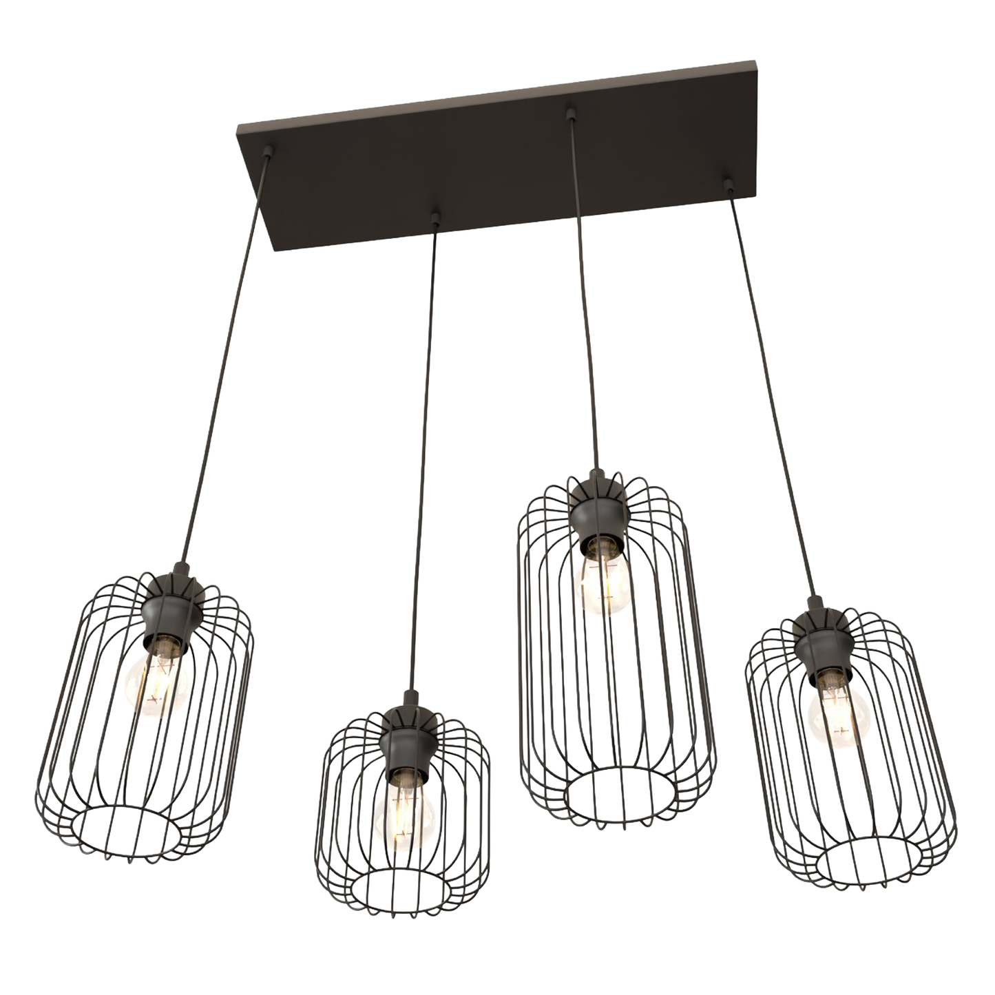 VANDER 4 - Pendel Taklampa Rektangulär 60cm