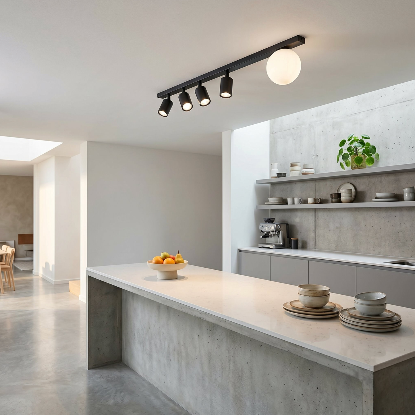 BASTER 5 - Spotlights med glob