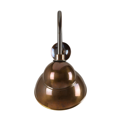 SANFORD - Vintage Brass Outdoor Sign Light 24cm IP65