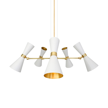 CAIRO - Mid-Century Chandelier, Five-Arm