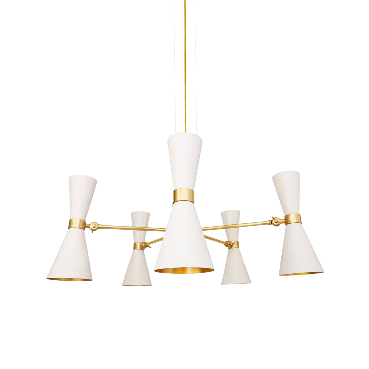 CAIRO - Mid-Century Chandelier, Five-Arm