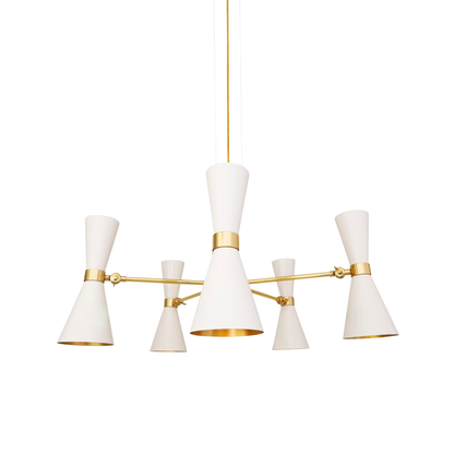 CAIRO - Mid-Century Chandelier, Five-Arm