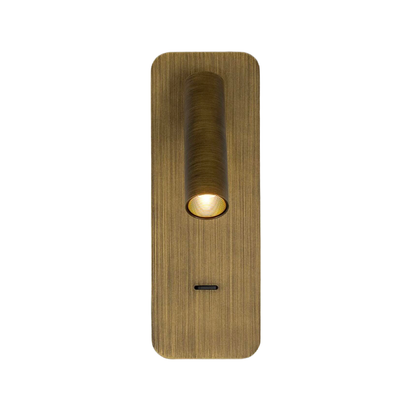 BURNABY - LED Wall Adjustable Reading Light with USB-A Port 22.5cm IP20