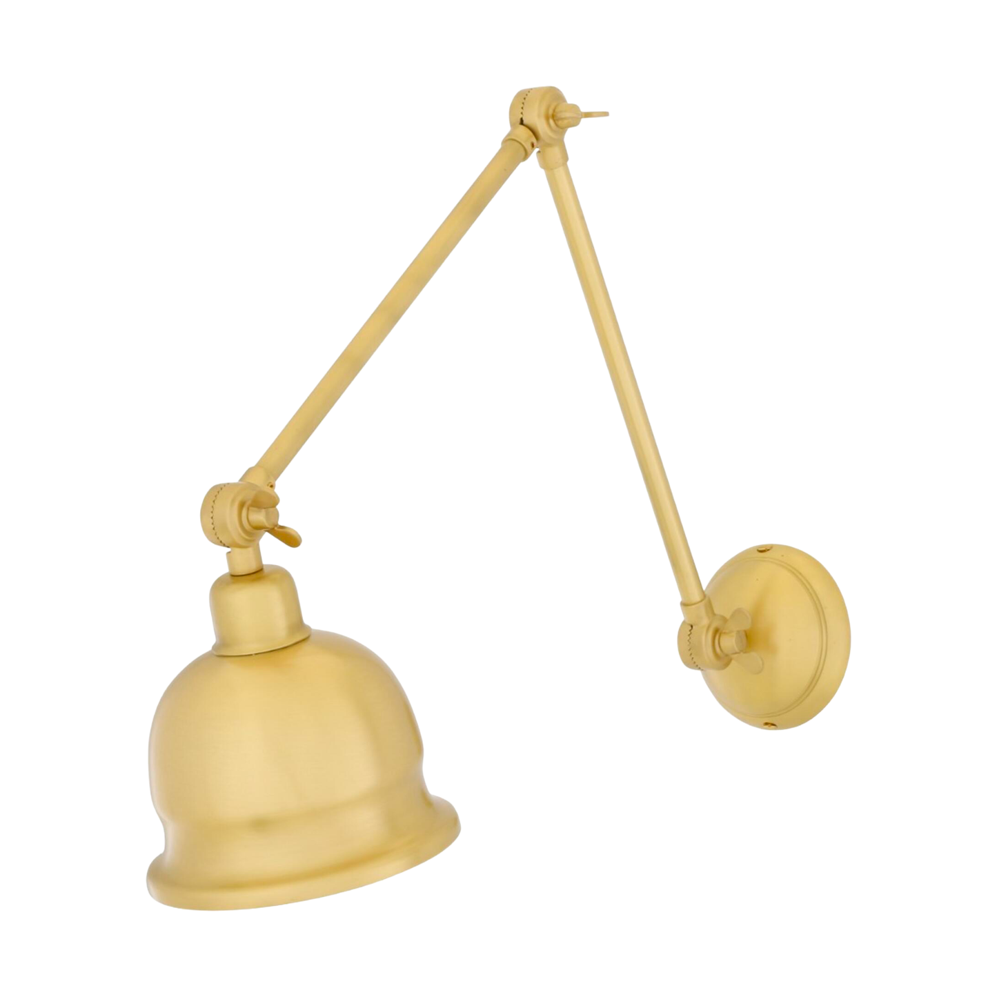 DALE - Vintage Adjustable Brass Picture Light