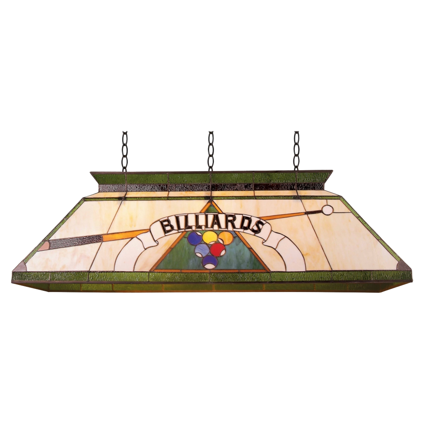 BILLIARD Tiffany Taklampa. L140xB45xH112
