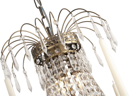 EMPIRE CLASSIC NY 6-Arm - Mellan Antik Mässing. D55xH84