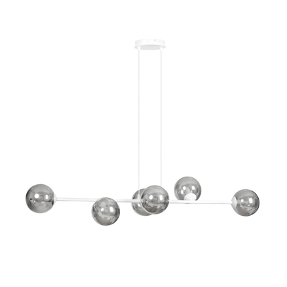 TAKLAMPA ROSSI 6 - Vit 110cm (Special Beställningsvara)