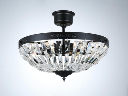 BOW PLAFOND - Stor Svartlackerad D42xH28