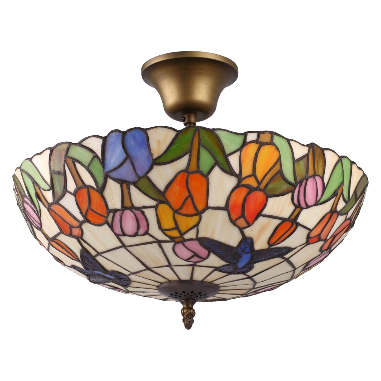 TULPANER Tiffany Plafond. Diam 40cm