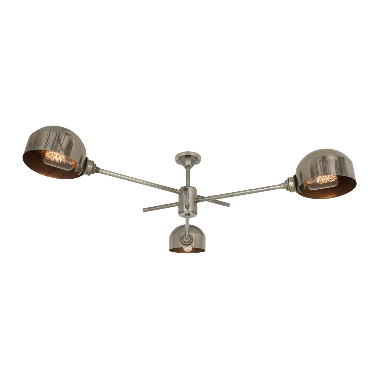SAN JOSE - Vintage Flush Chandelier, Three-Arm