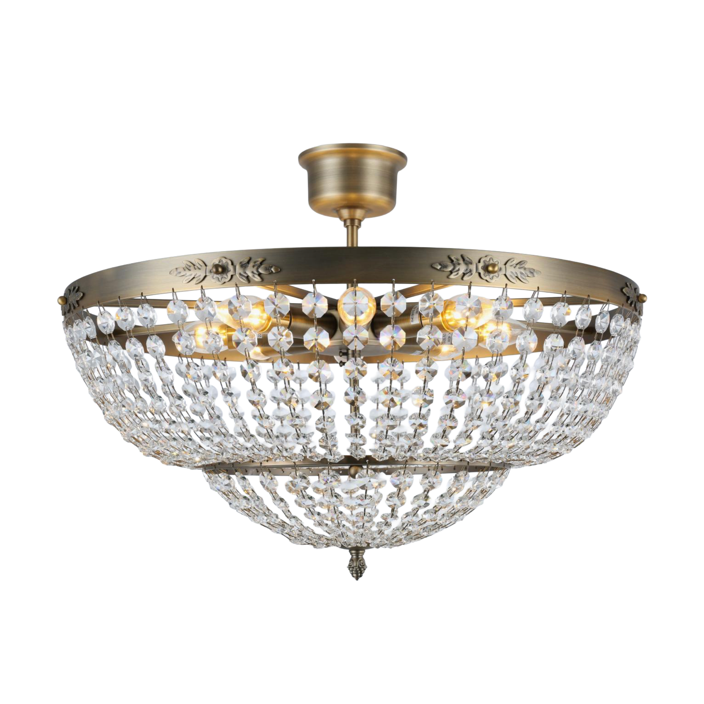 VICTORIA PLAFOND - Antik Mässing D56xH28