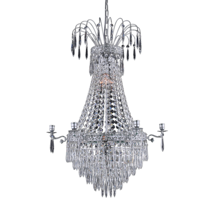 EMPIRE CLASSIC NY 6-Arm - Mellan Krom. D55xH84
