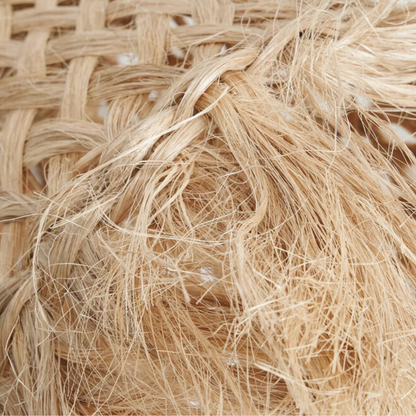 THE ABACA JELLY FISH PENDANT - Natural S