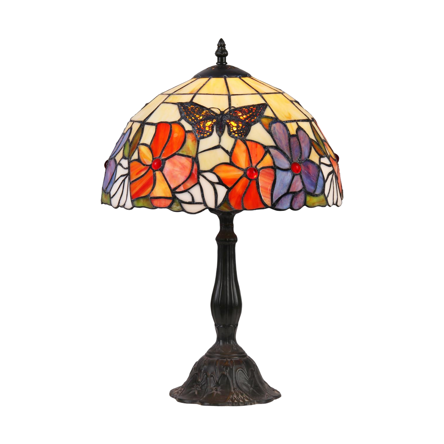 TROPISK Tiffany Bordlampa. H:46cm