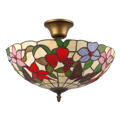BALI Tiffany Plafond. Diam 40cm