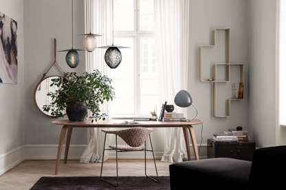 ADNET MIRROR - Medium tan leather