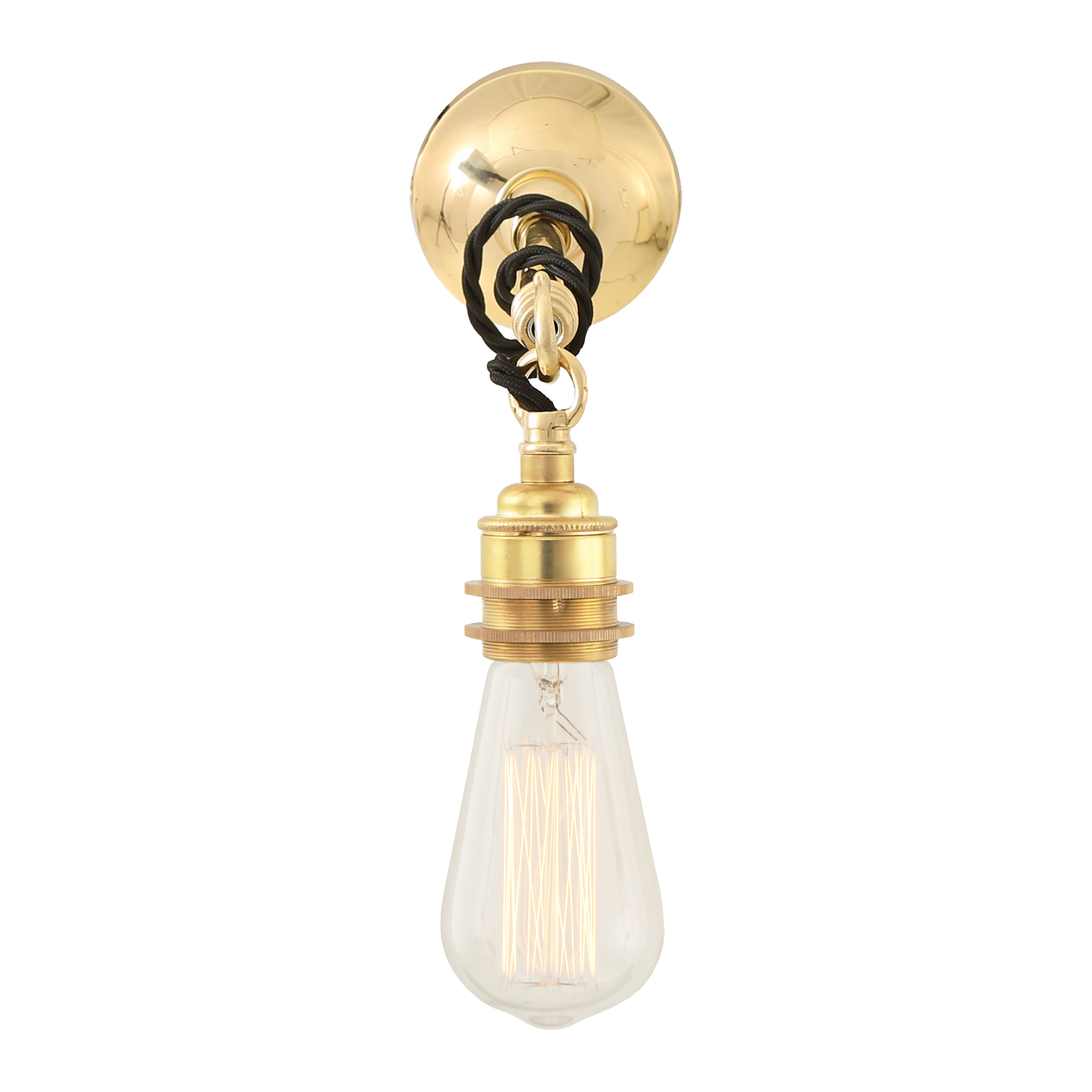 REHAU - Industrial Bare Bulb Wall Light on Hook