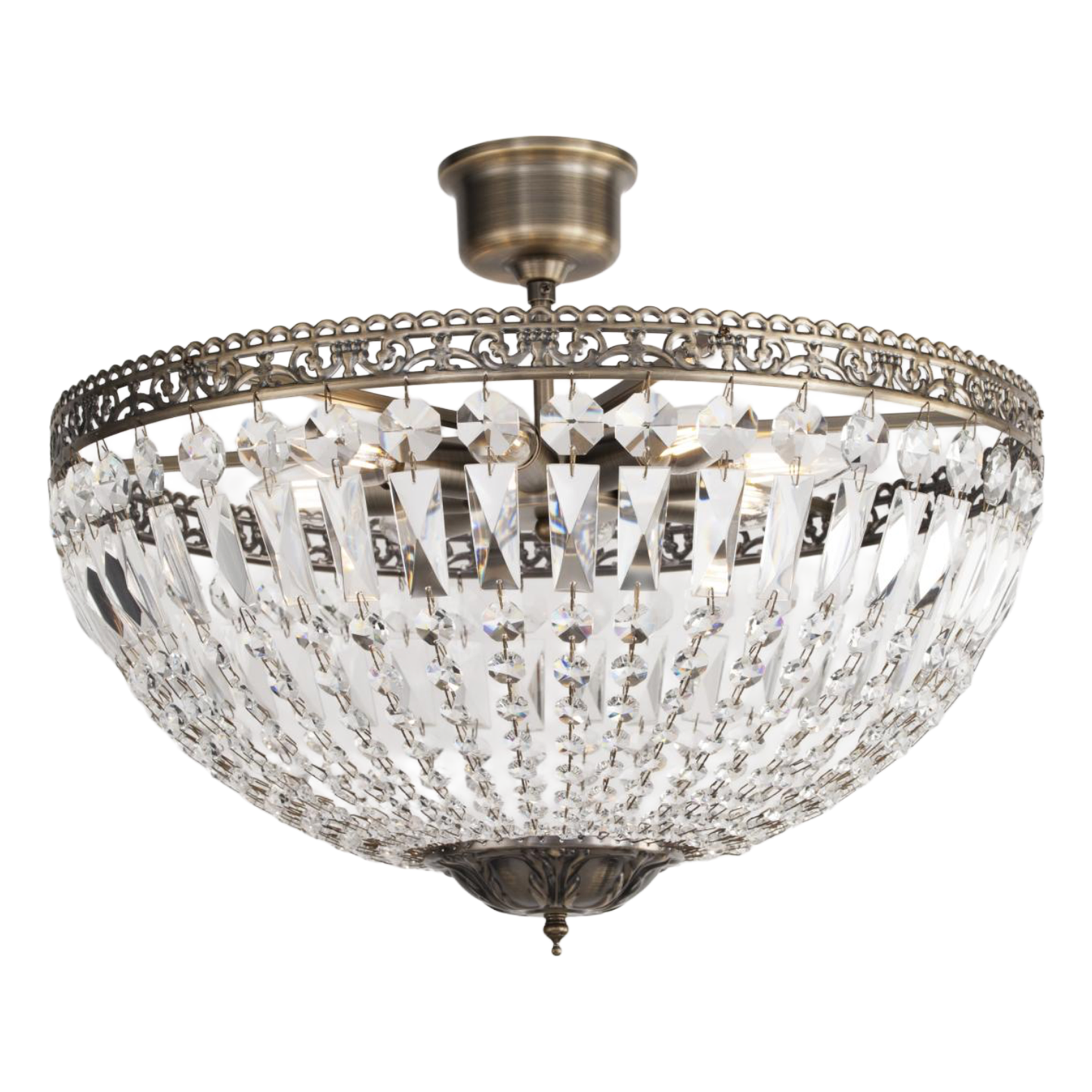 CLASSIC PLAFOND - Stor Antik Mässing D56xH36