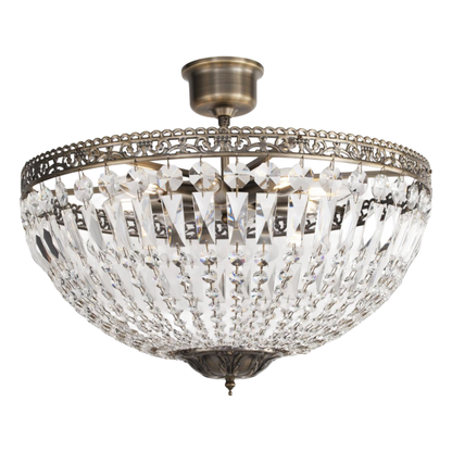 CLASSIC PLAFOND - Stor Antik Mässing D56xH36