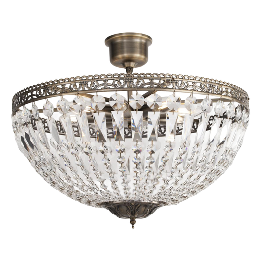 CLASSIC PLAFOND - Stor Antik Mässing D56xH36
