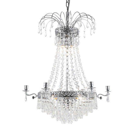 EMPIRE CLASSIC 6-Arm - Liten Krom. D55xH68