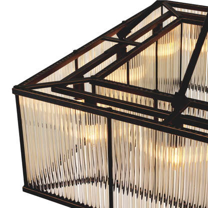 BERNARDI PLAFOND SQUARE - Bronze 80x80