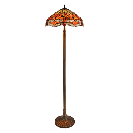 TROLLSLÄNDA ÄDELSTEN Tiffany Golvlampa. H160cm