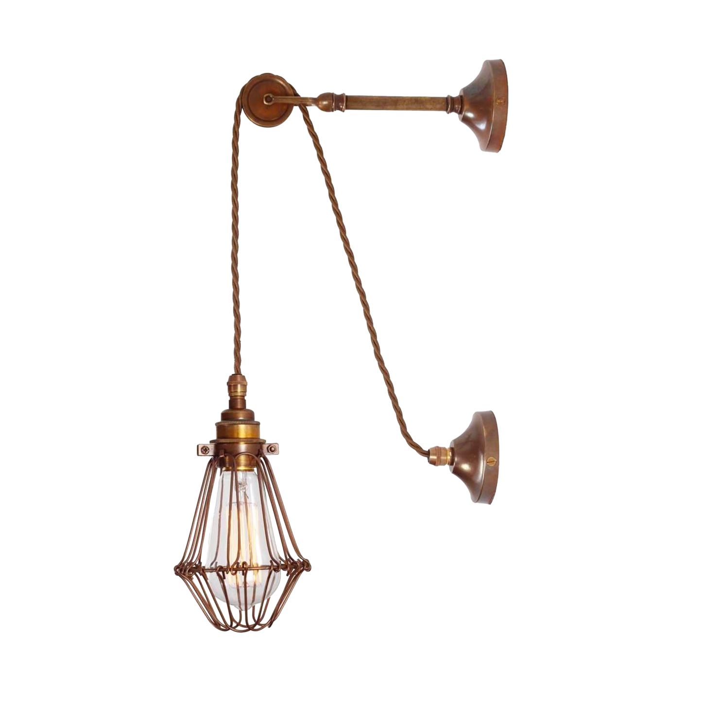 APOCH - Vintage Pulley Cage Wall Light