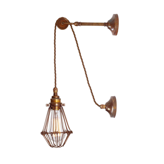 APOCH - Vintage Pulley Cage Wall Light