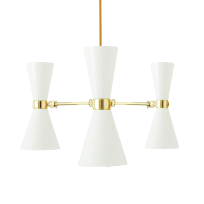 CAIRO - Mid-Century Chandelier, Three-Arm