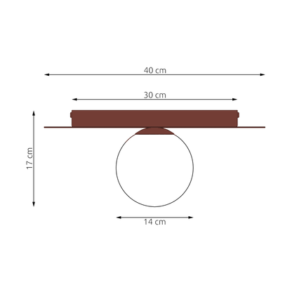 TAKLAMPA SOLAR 1 - Burgundy Opal
