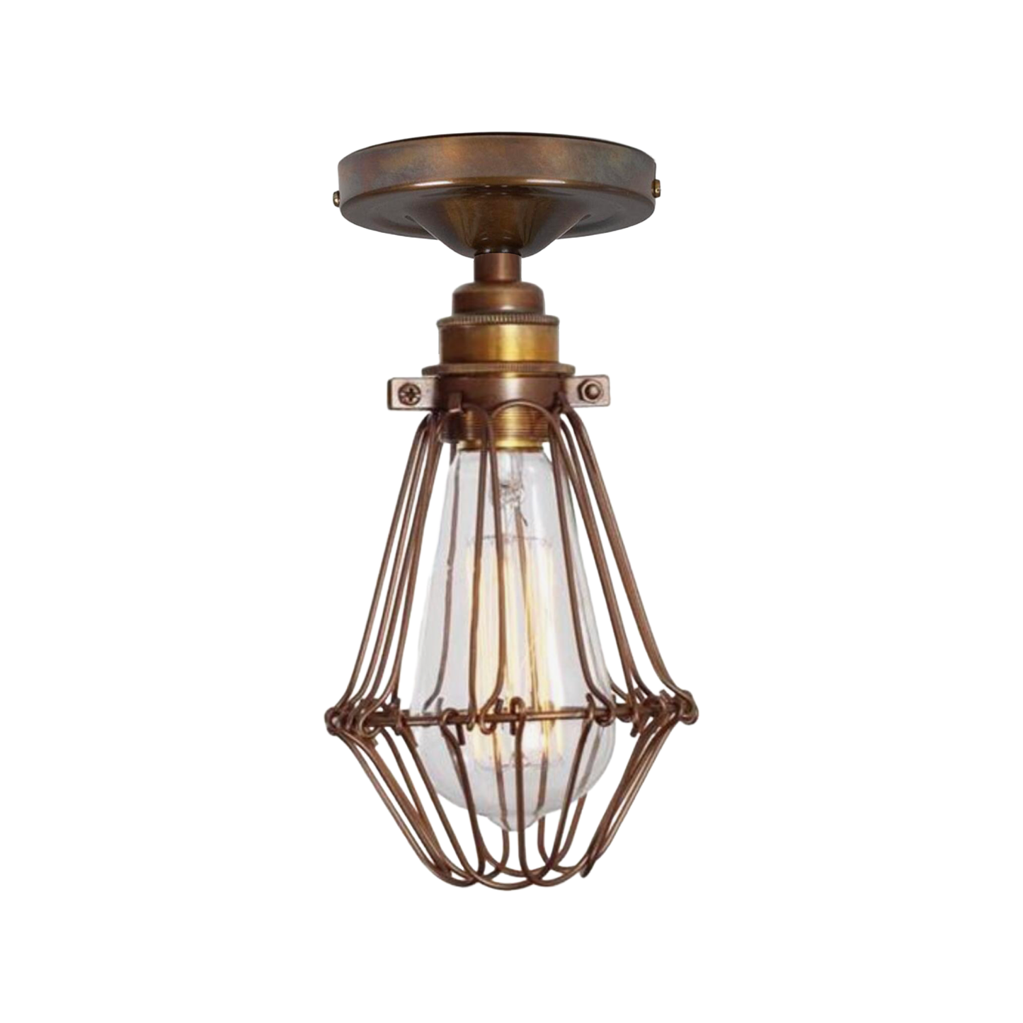 APOCH -  Industrial Cage Flush Ceiling Light