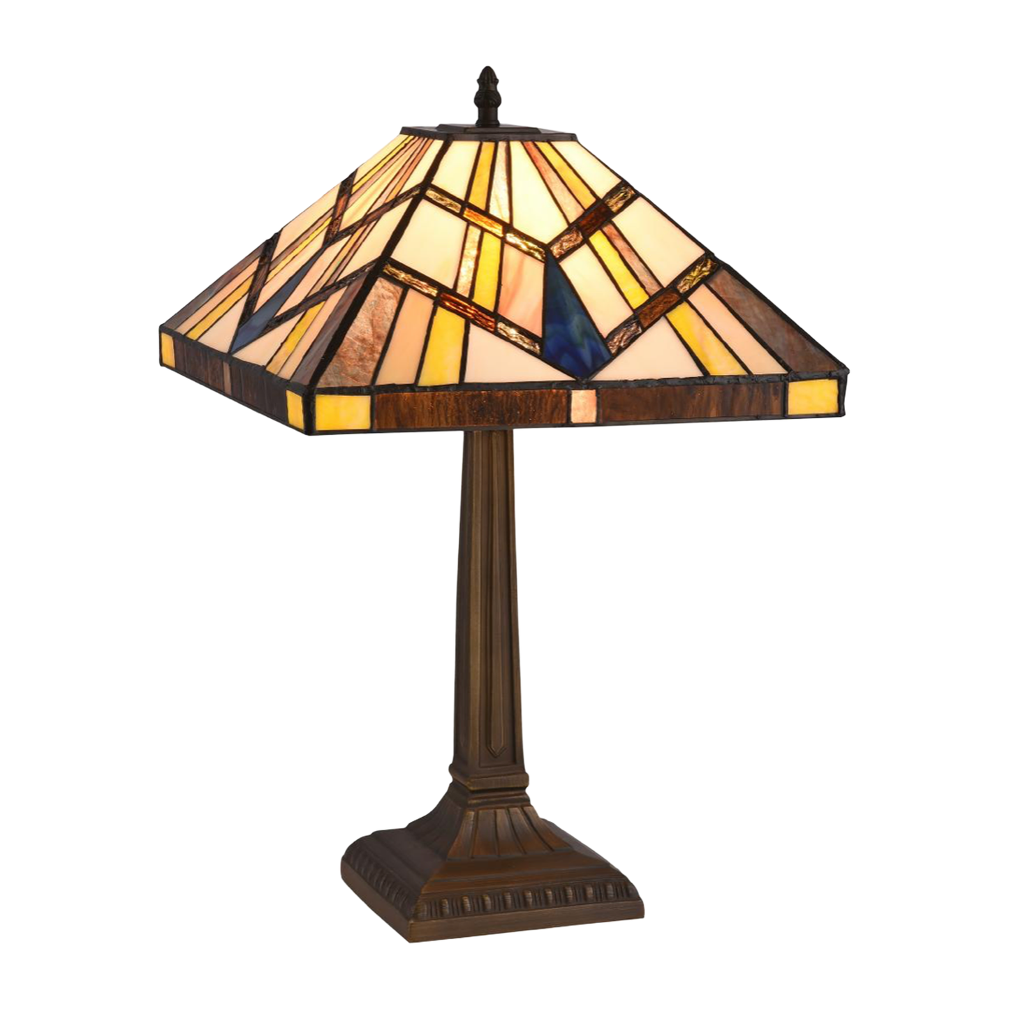 SQUARE Tiffany Bordlampa. H:44cm