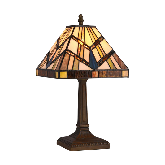 SQUARE Tiffany Bordlampa. H:34cm