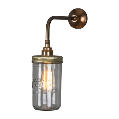 JAM JAR - Vintage Glass Wall Light