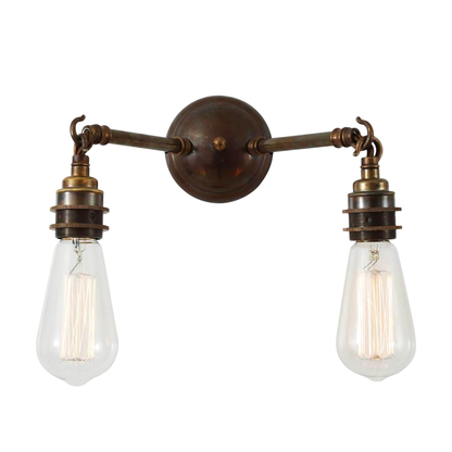 ARRIGO - Double Bare Bulb Wall Light