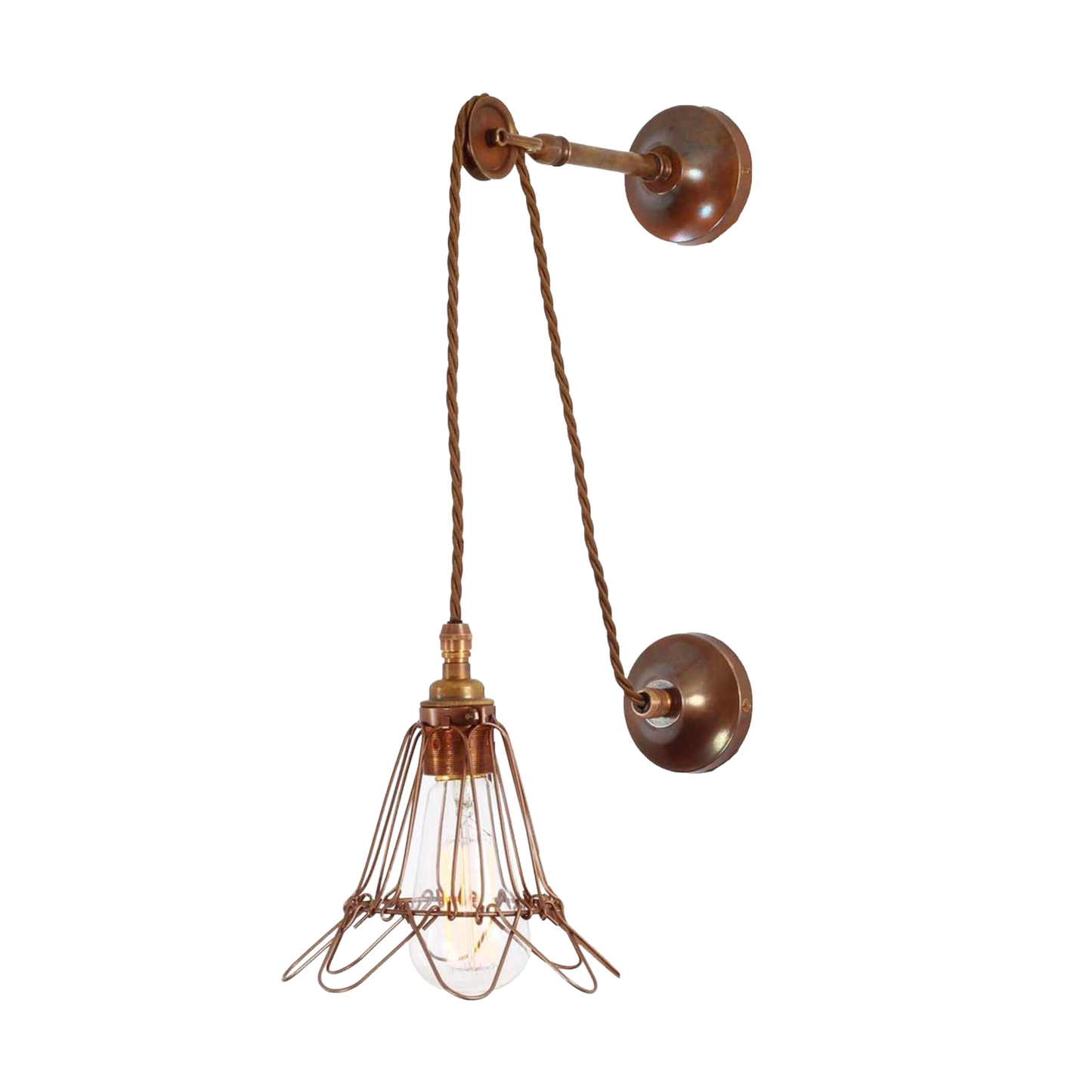 APOCH - Vintage Pulley Cage Wall Light