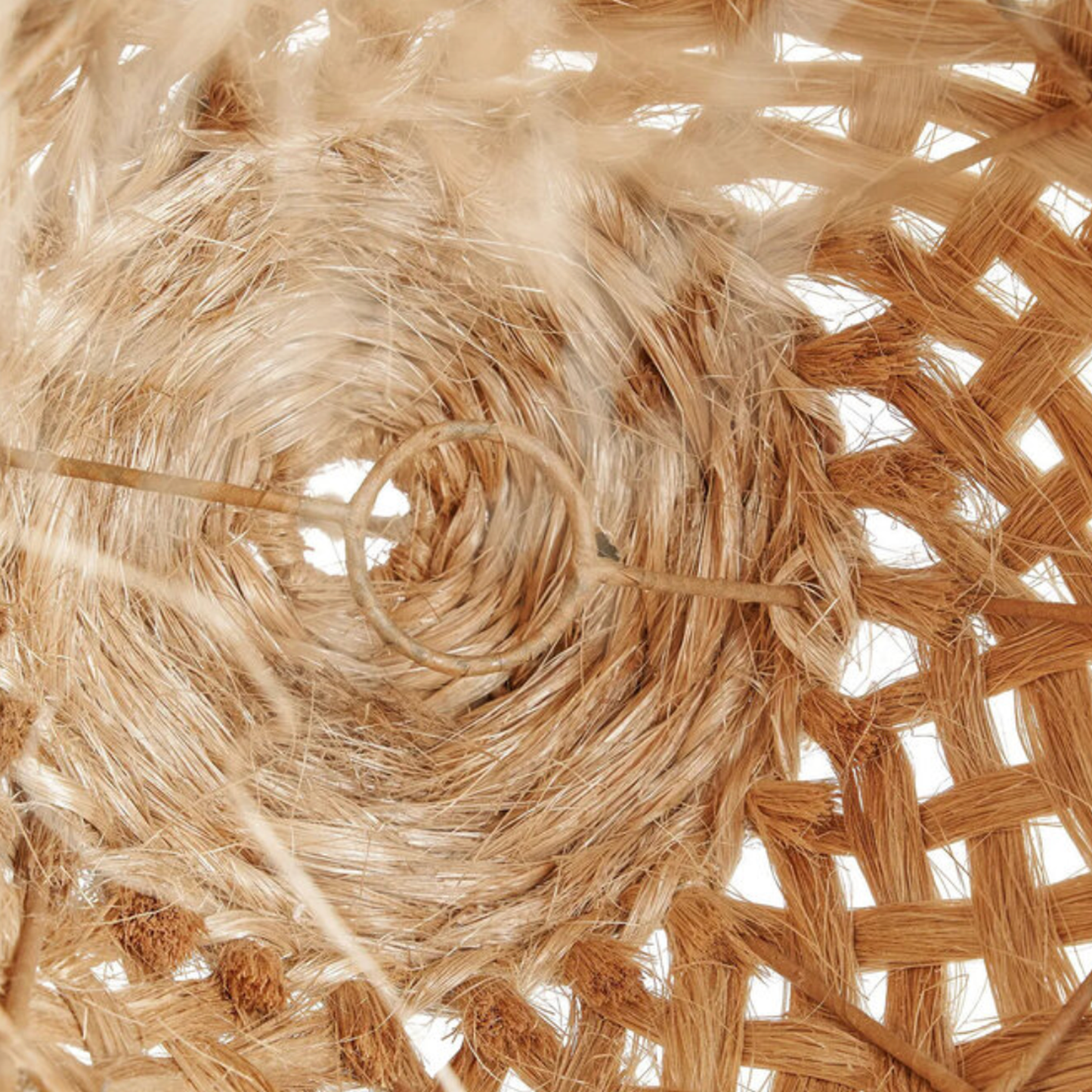 THE ABACA JELLY FISH PENDANT - Natural S