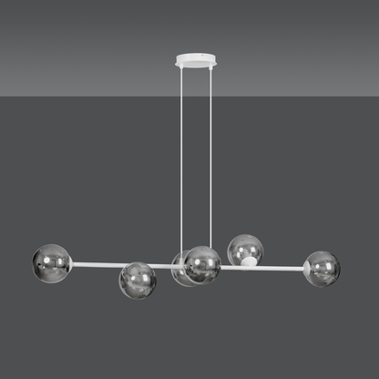TAKLAMPA ROSSI 6 - Vit 110cm (Special Beställningsvara)