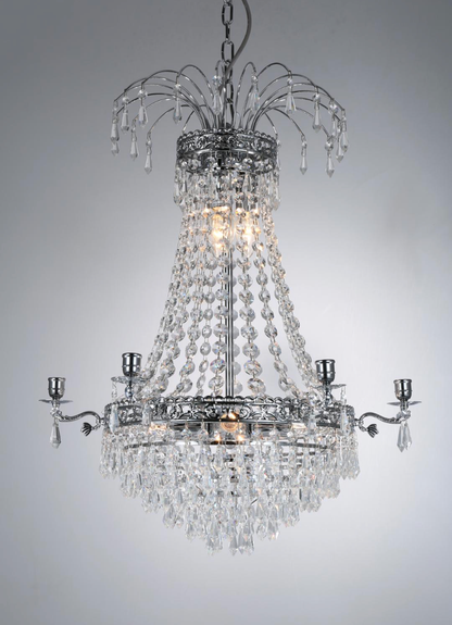 EMPIRE CLASSIC 6-Arm - Liten Krom. D55xH68