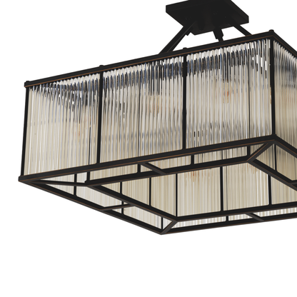 BERNARDI PLAFOND SQUARE - Bronze 80x80