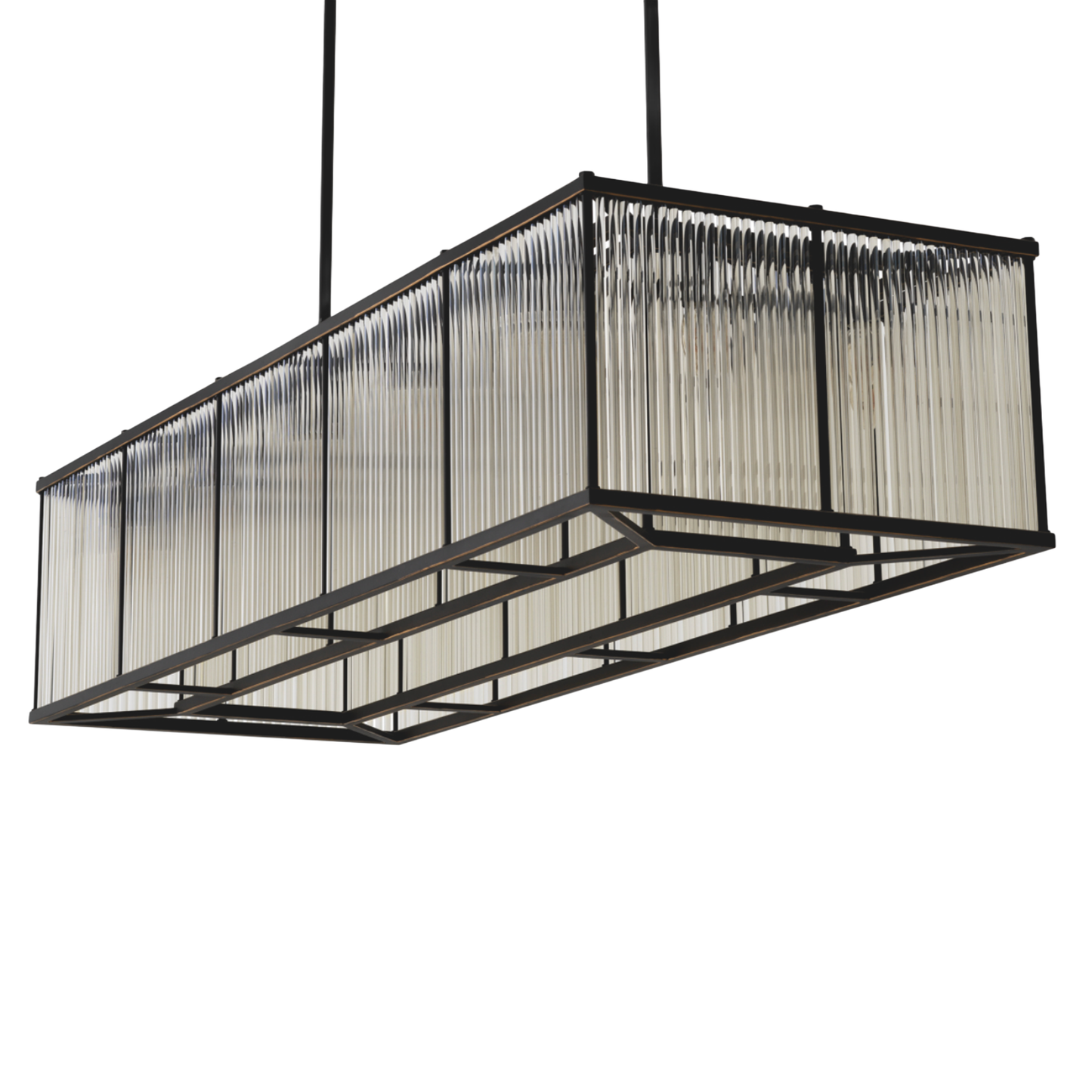 BERNARDI PLAFOND RECTANGULAR - Bronze 140x50