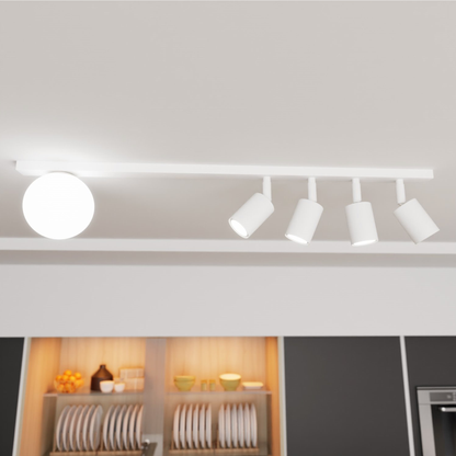 BASTER 5 - Spotlights med glob