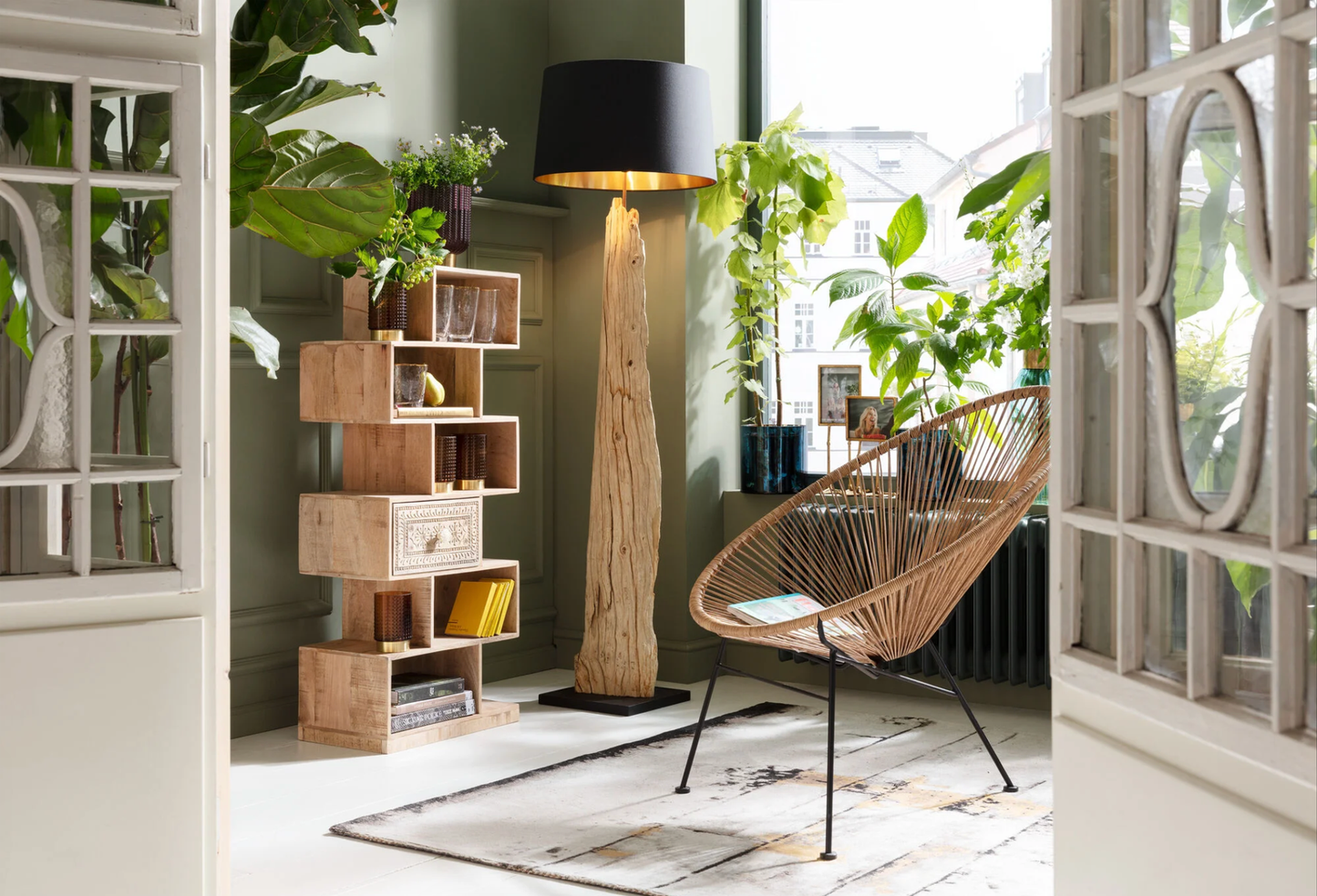 GOLVLAMPA NATURE - Drivved, 171cm